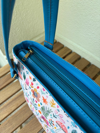 Whimsical Meadow Handcrafted Tote