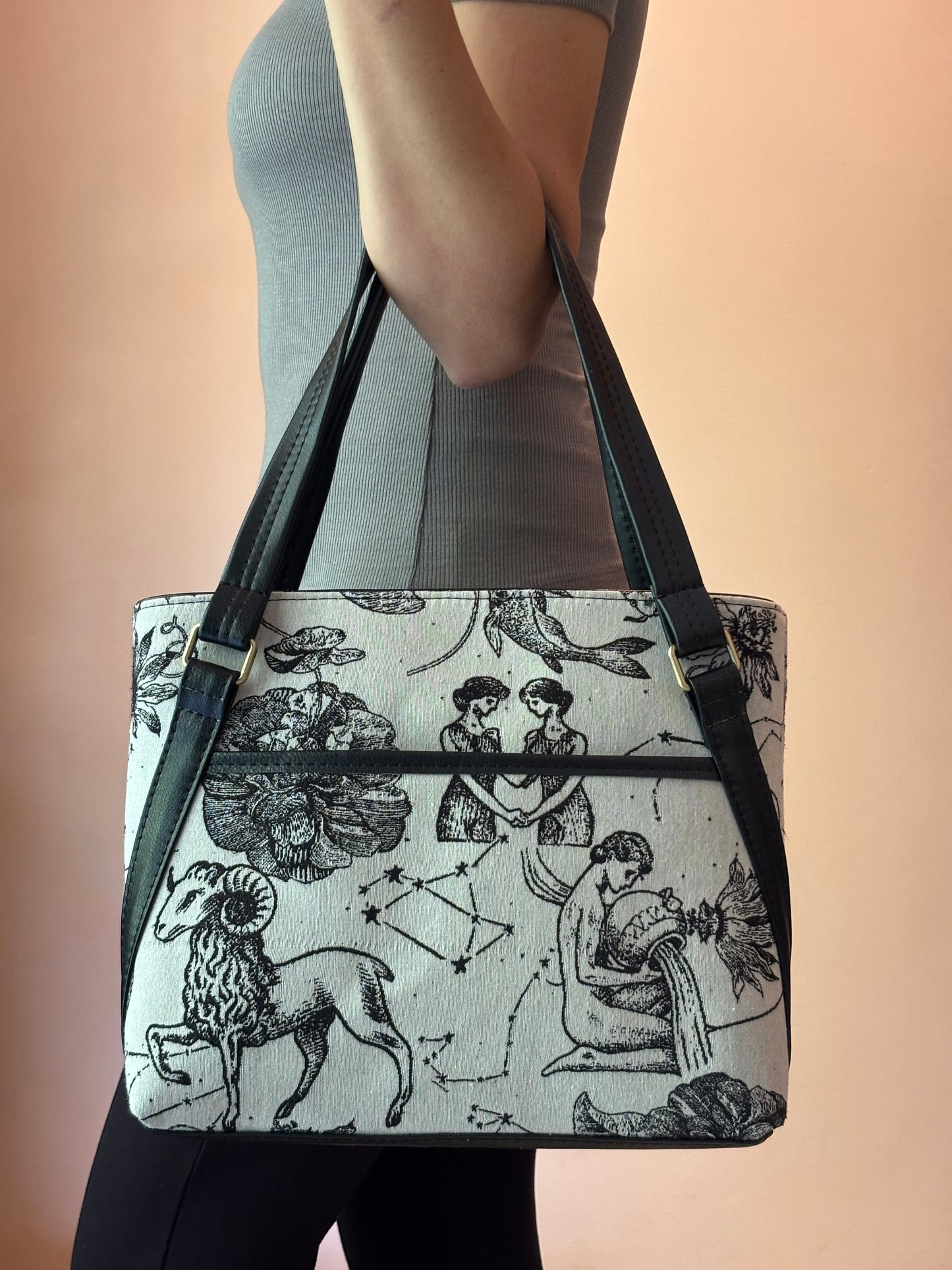 Celestial Mystique Handcrafted Tote