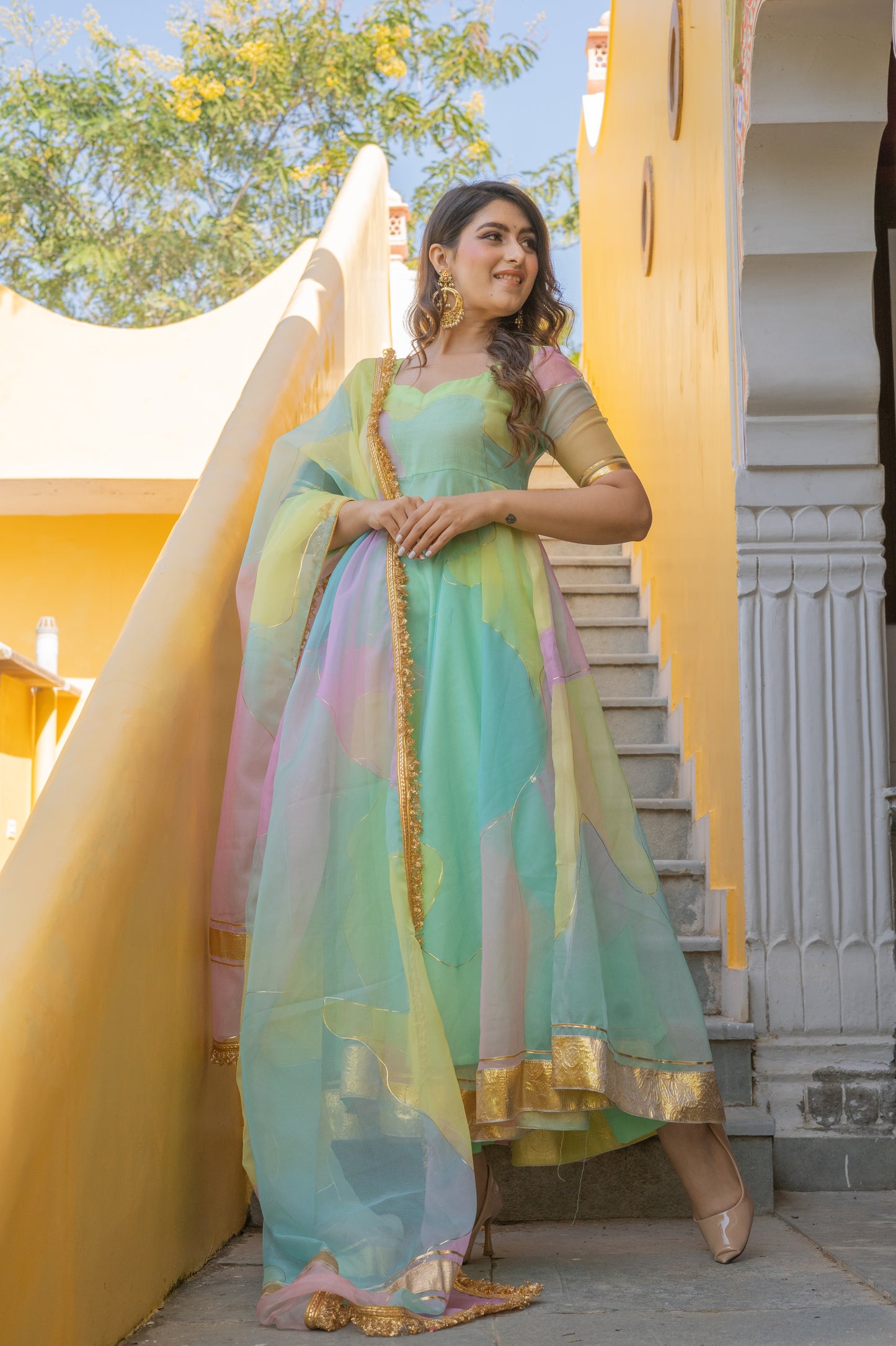 Mannat Organza Set