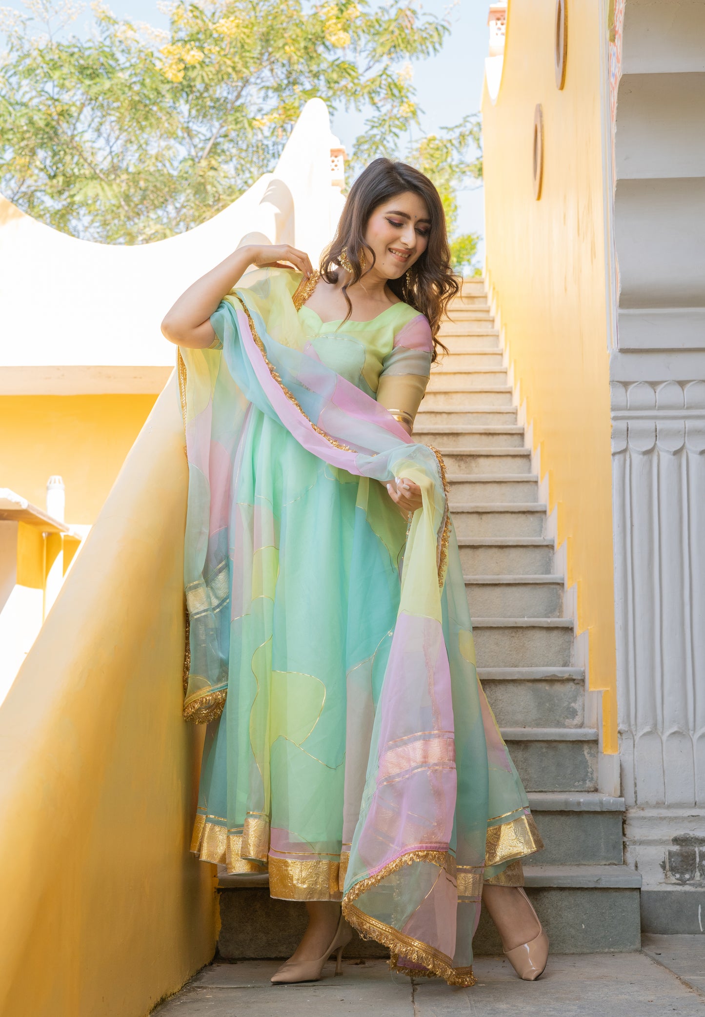 Mannat Organza Set