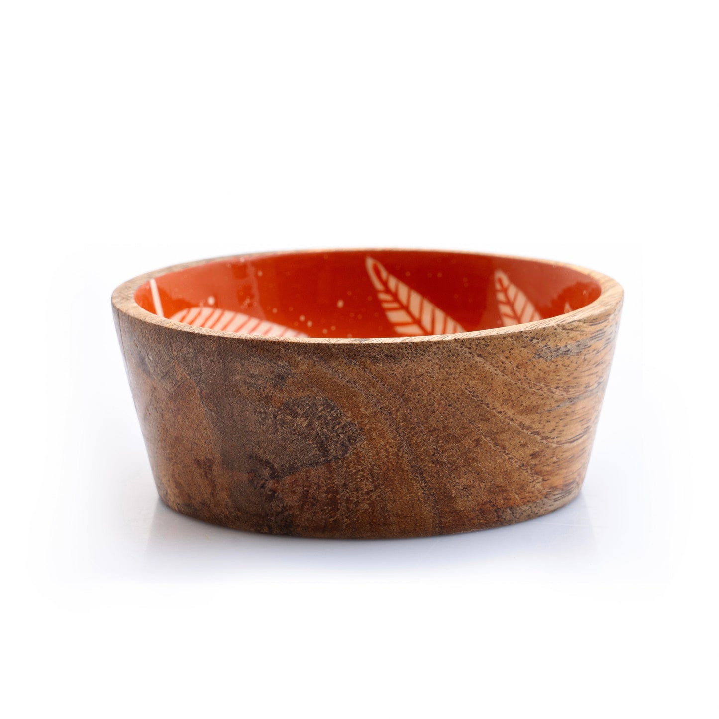 Pastel Garden Wooden Bowl