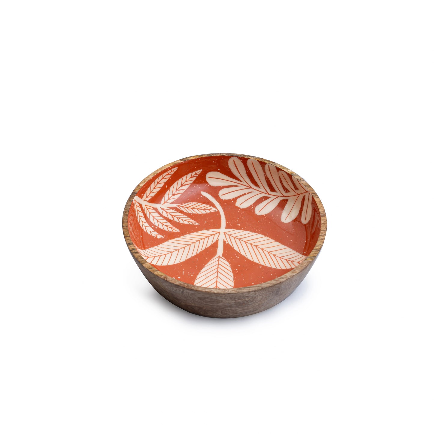 Pastel Garden Wooden Bowl