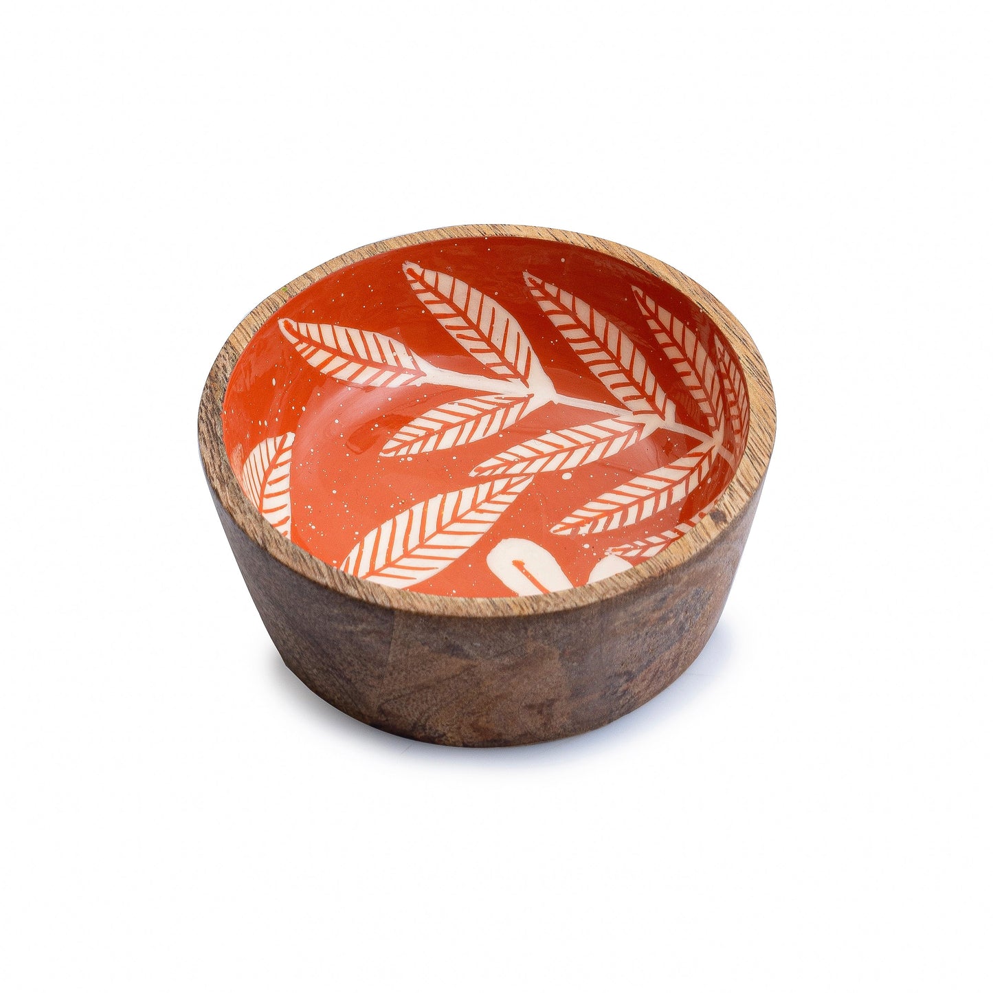 Pastel Garden Wooden Bowl