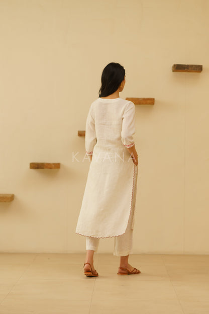 Farog Embroidered Kurta Set