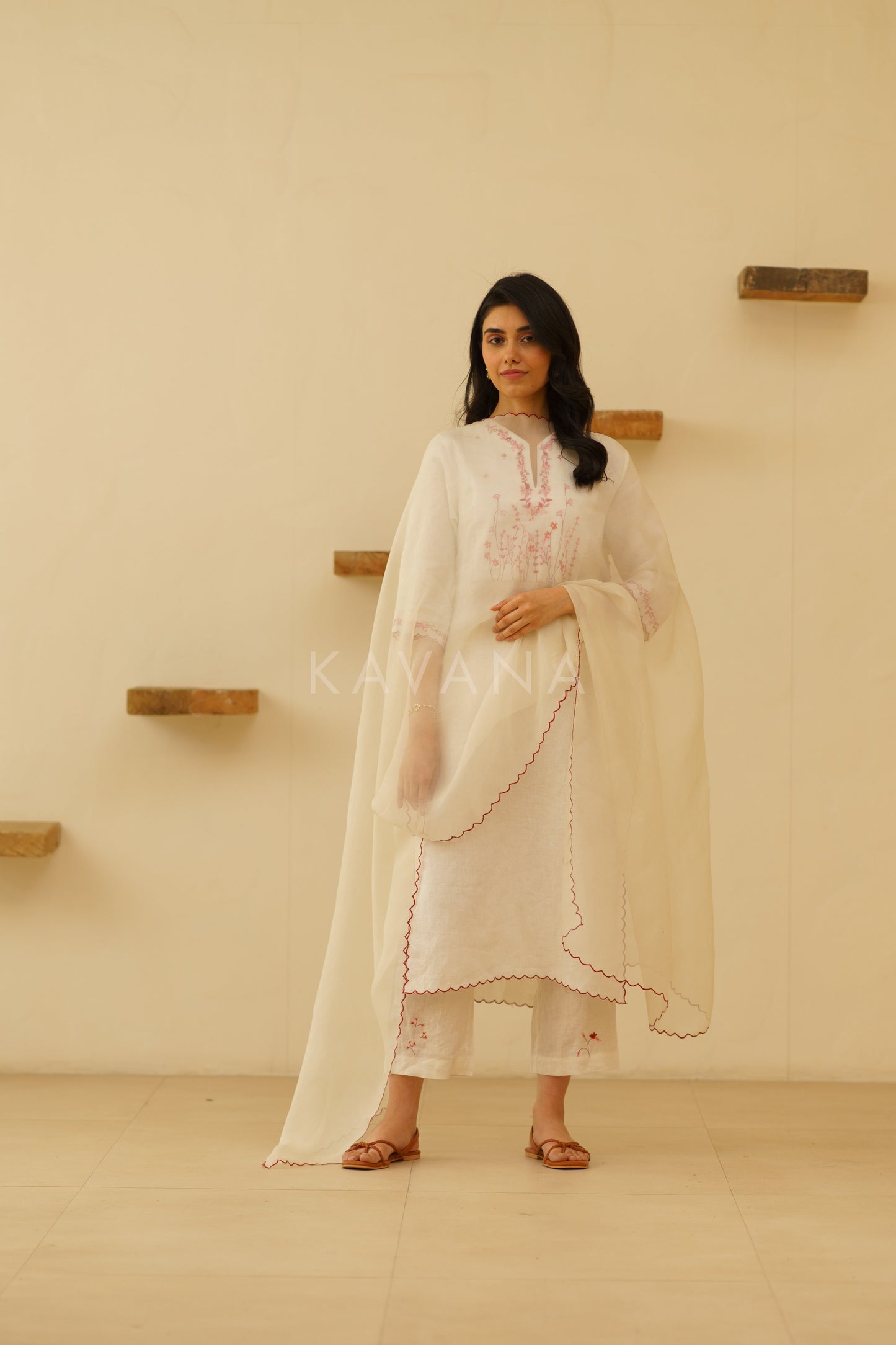 Farog Embroidered Kurta Set