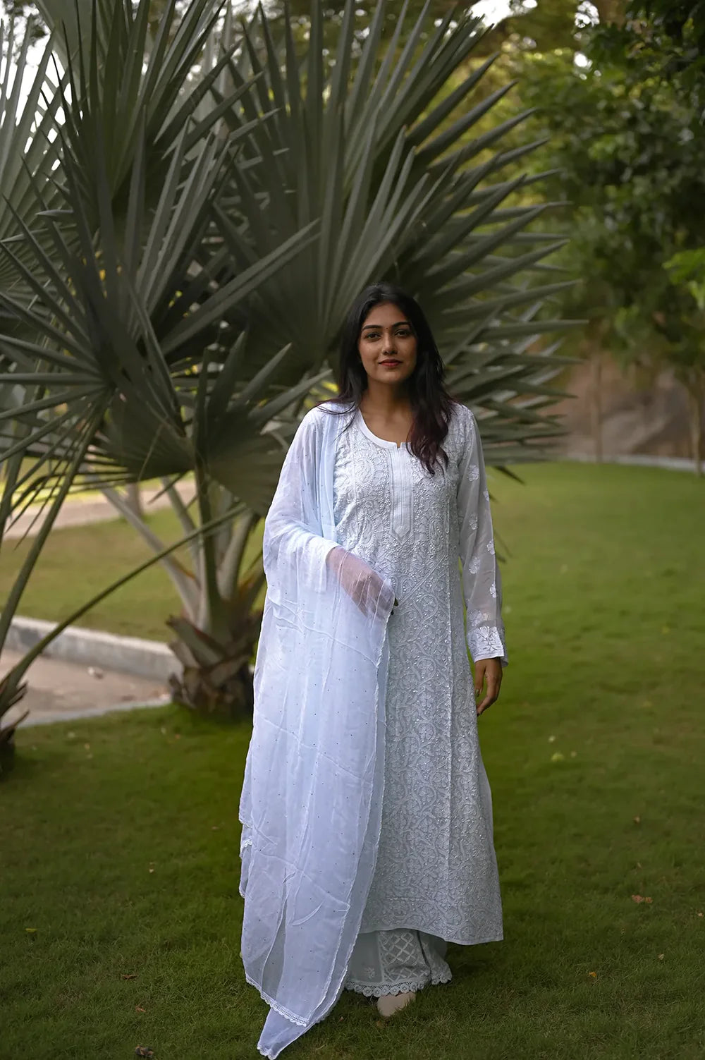 Chikankari Palazzo Set