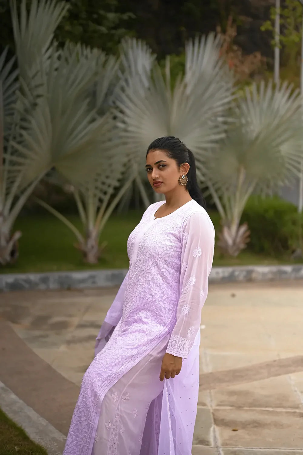 Chikankari Palazzo Set