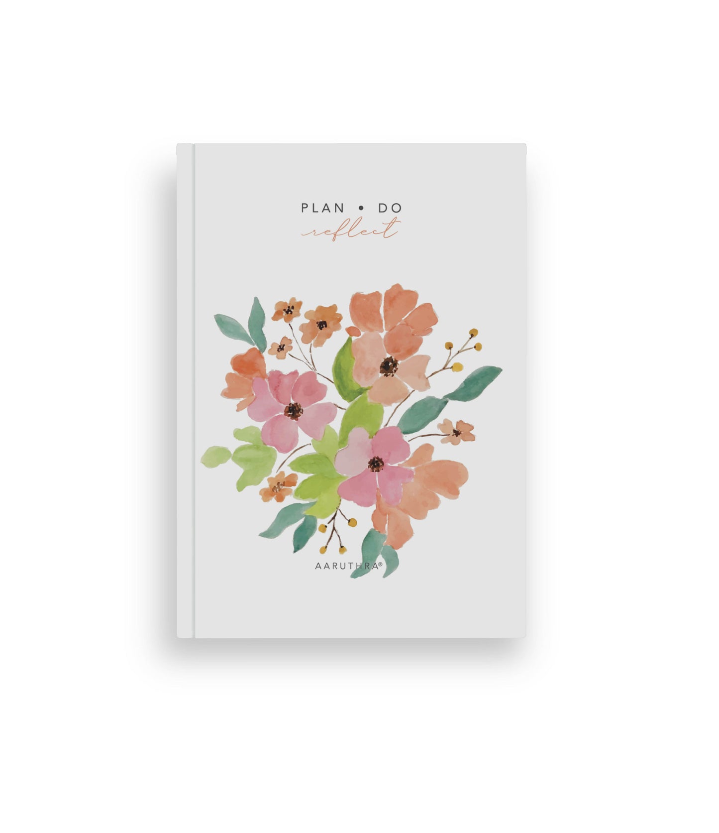 PlanDoReflect: Undated Yearly Planner + Guided Journal | Day Floral