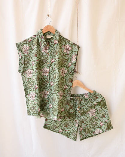 Dhoosar Bagh Shortees - Soft Cotton Loungewear