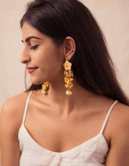 Hand-crocheted Shower Floral Danglers