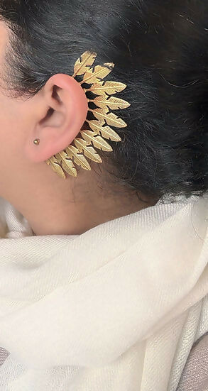 Komorebi Brass Earcuffs