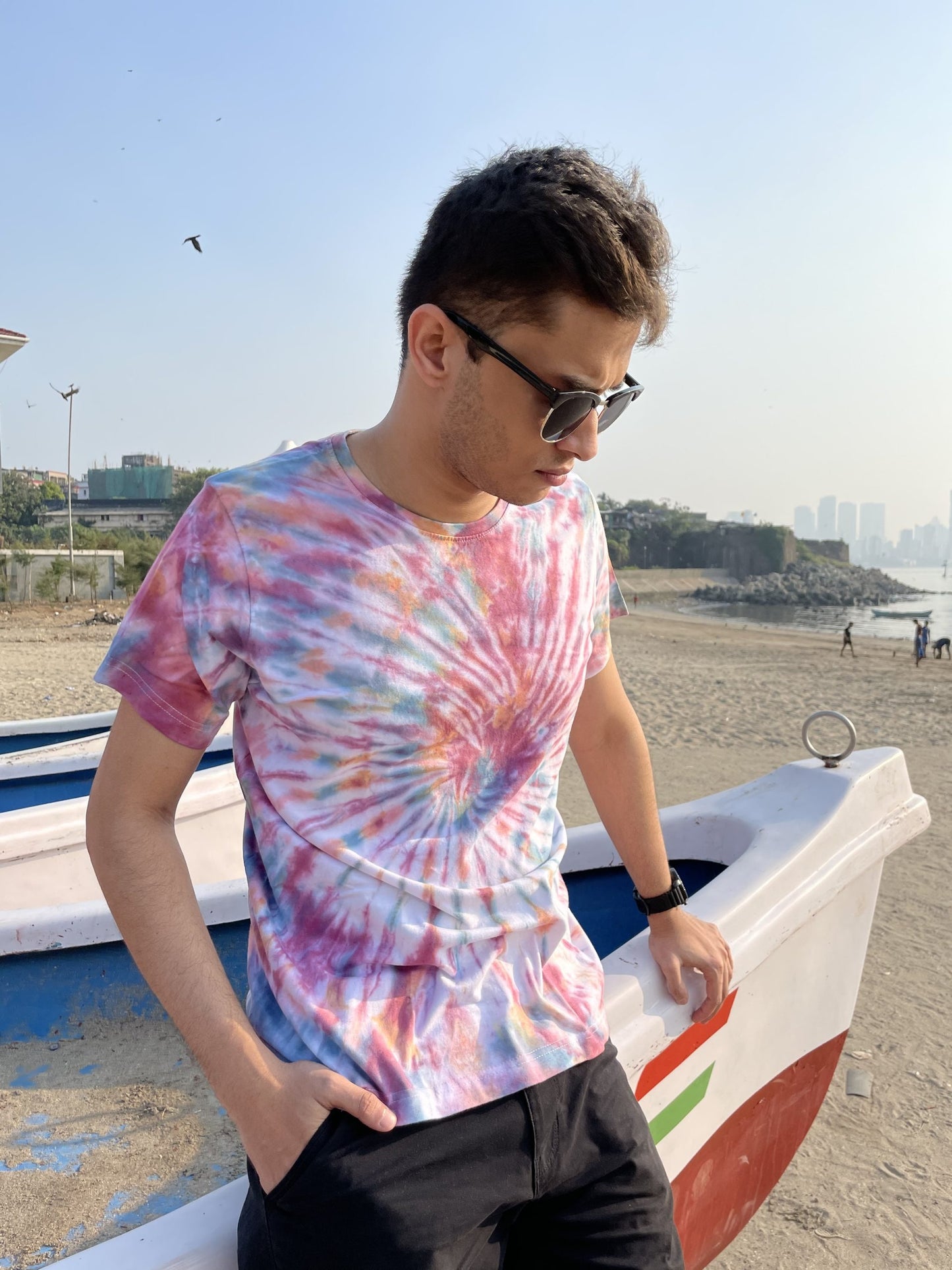 Tie Dye Cotton Unisex Tshirt