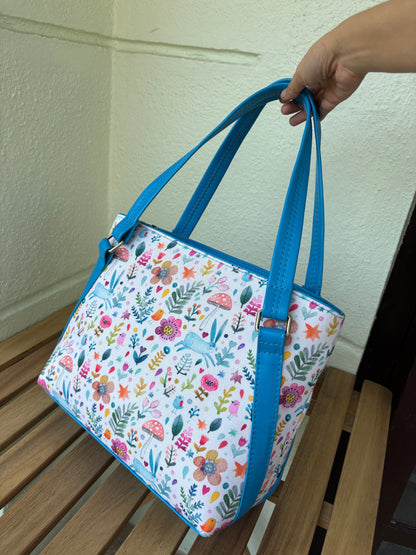 Whimsical Meadow Handcrafted Tote