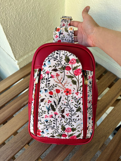 Wildflower Chest & Back Handcrafted Backpack