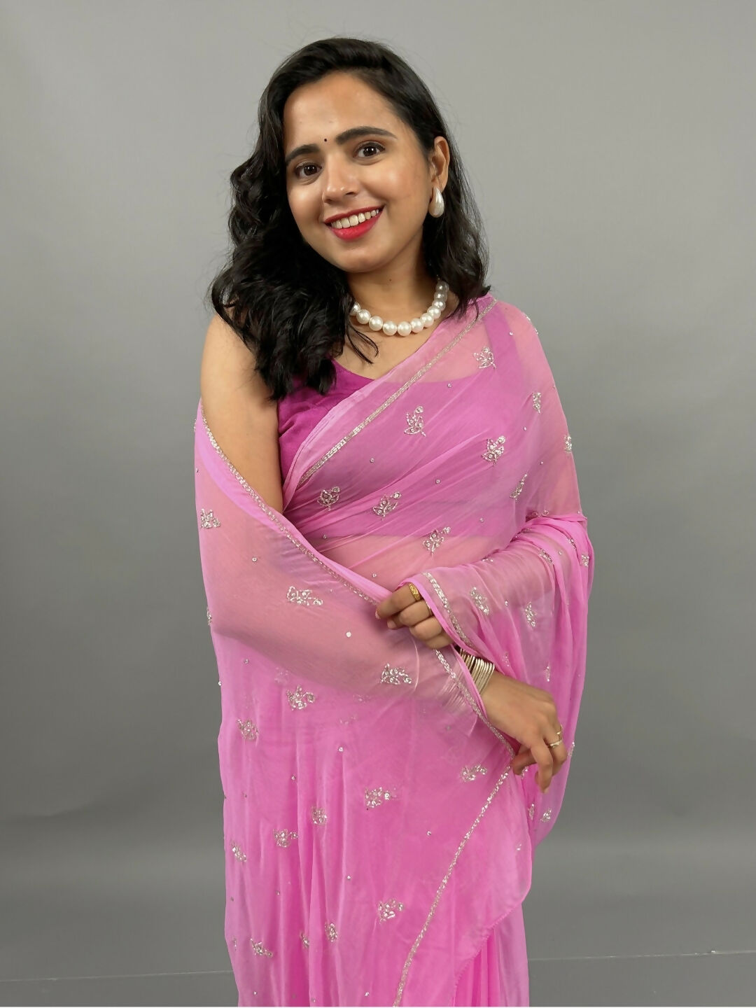 Sitaron ki Mehfil Chiffon Saree