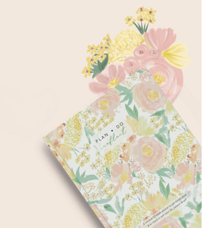 Flowery Hard Bound Planner