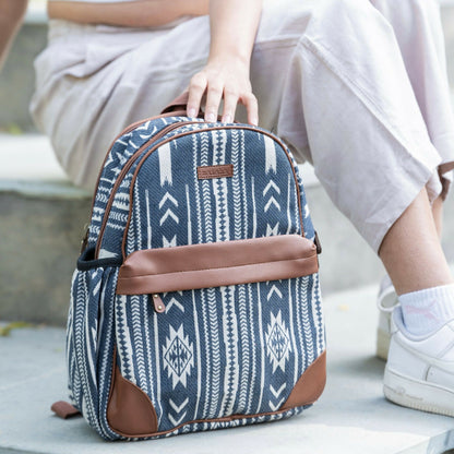 Adventurous blue compact backpack