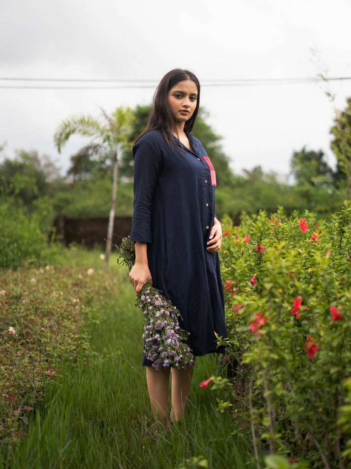 Neel Gagan Blue Dress