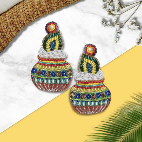 Matki Hadmade Beaded Earrings