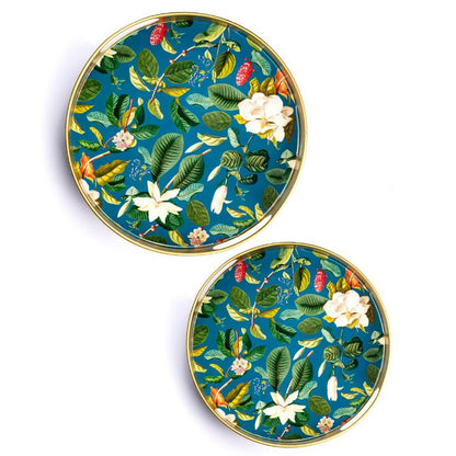 Tray Metal - Magnolia Blue - Set of 2