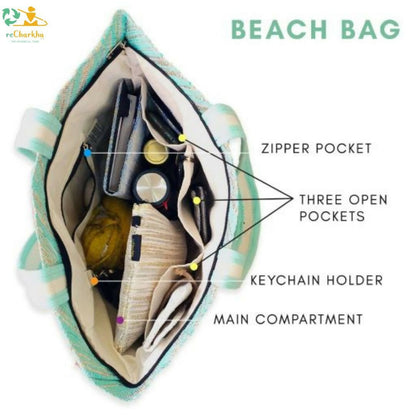 Upcycled Handwoven: The Beach Bag