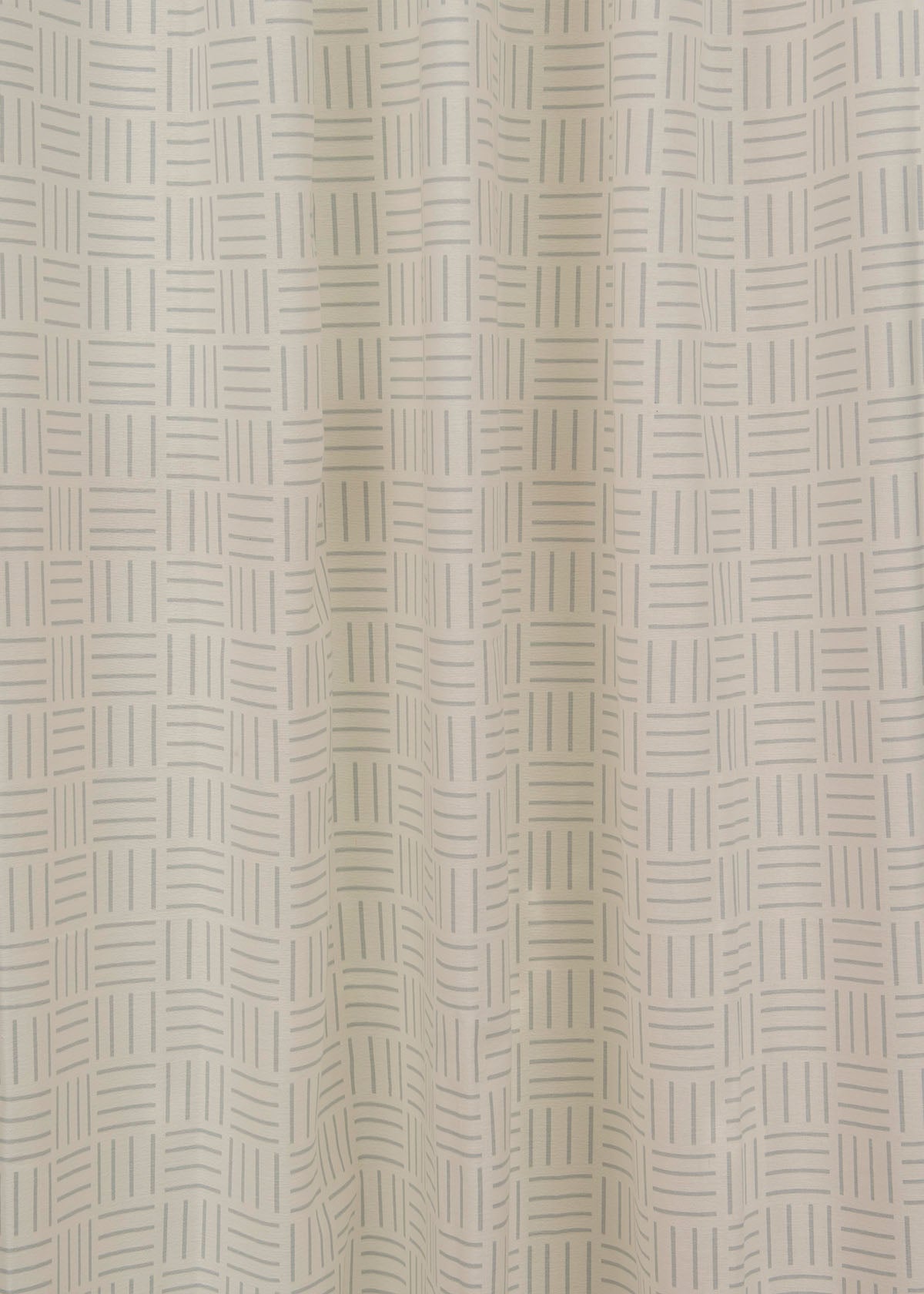 Room Darkening - Hashlines Cotton Geometric Curtain