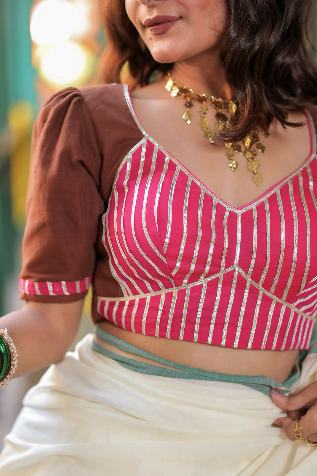 Choco Gulabo Premium Cotton Blouse