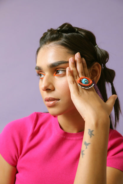 Eye-Spy Ring Orange