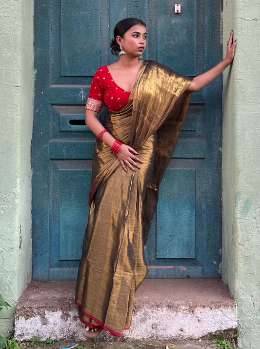 Mayura Gold Tissue Saree