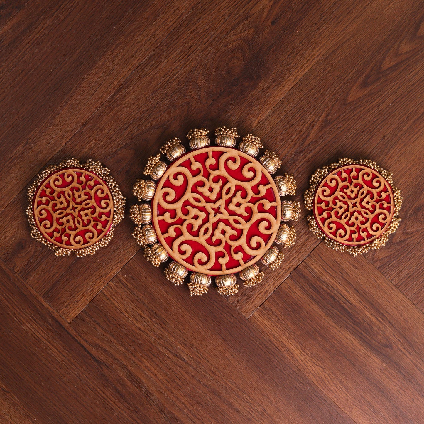 Reversible Festive Rangoli- 3 Pc Set