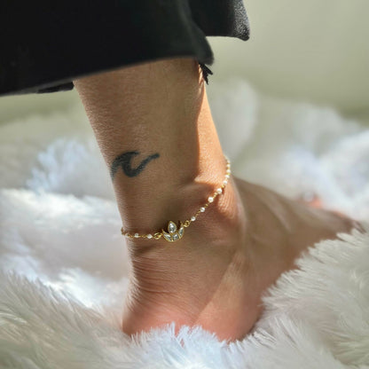 Chaand Pearl Anklet