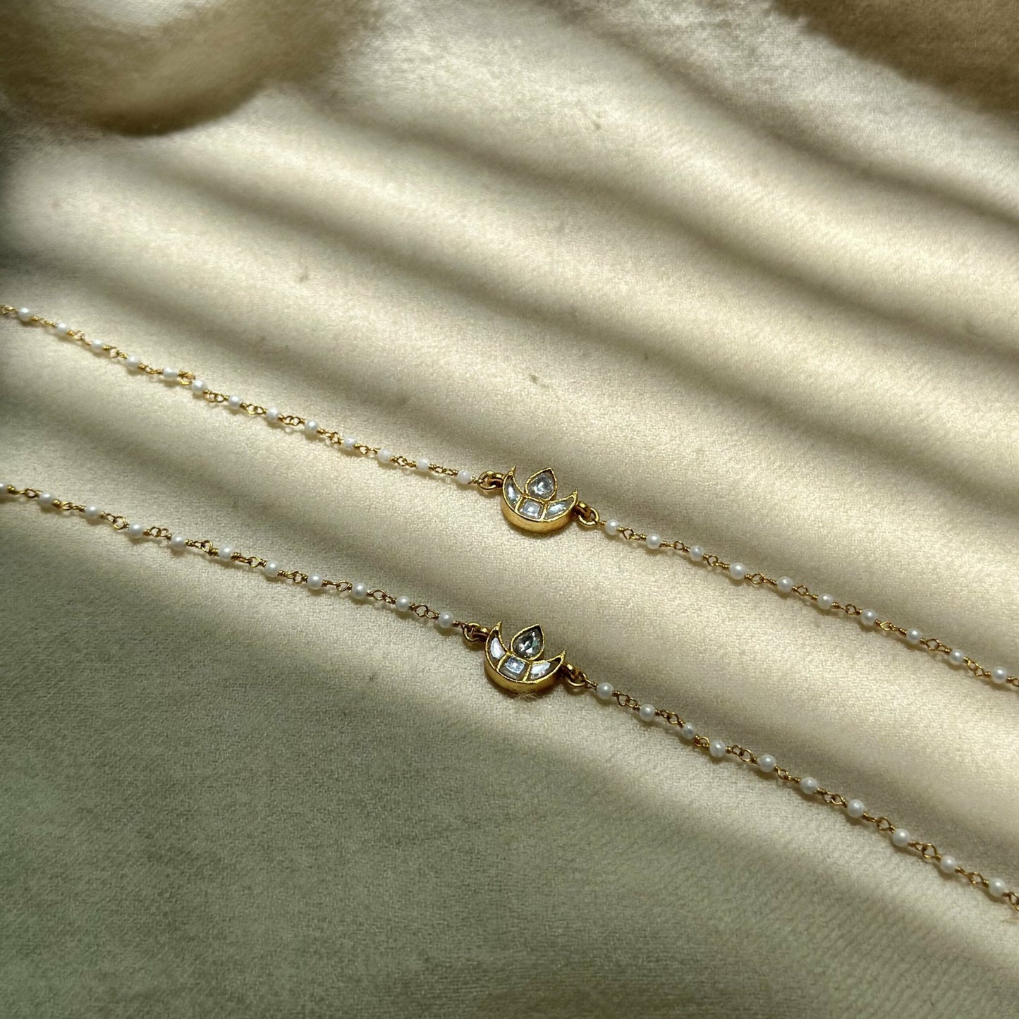 Chaand Pearl Anklet