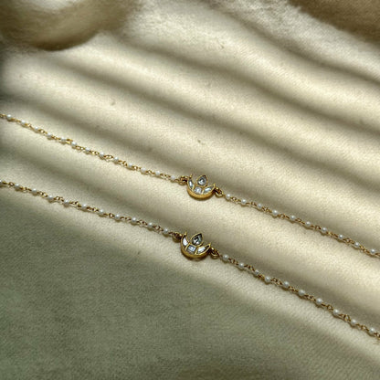 Chaand Pearl Anklet
