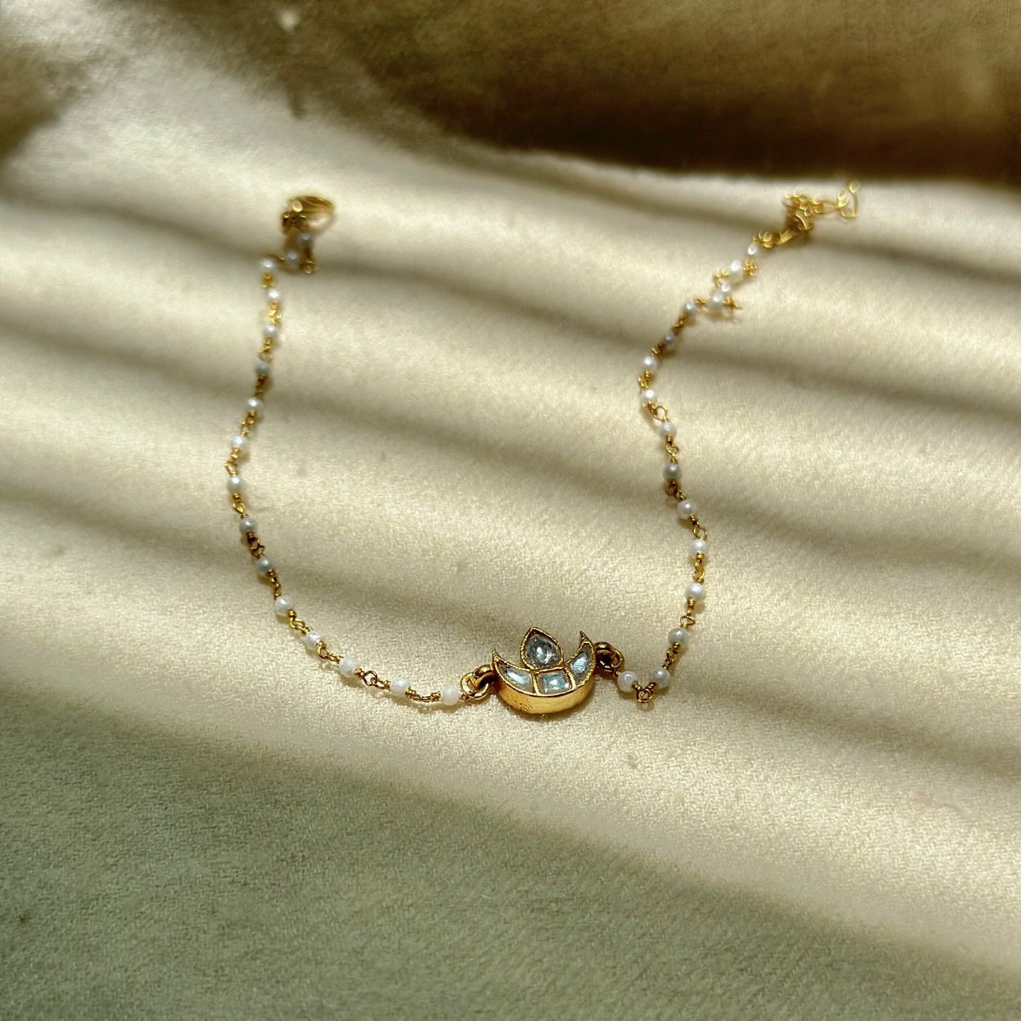 Chaand Pearl Anklet