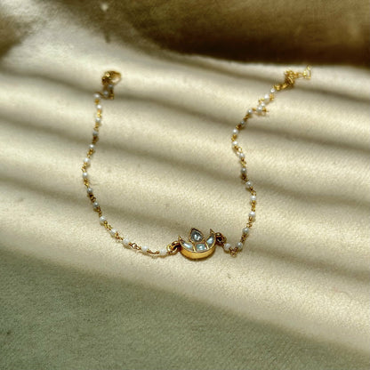 Chaand Pearl Anklet