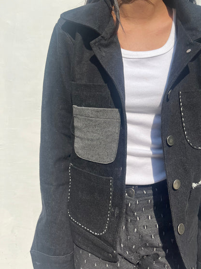 Charcoal Denim Jacket