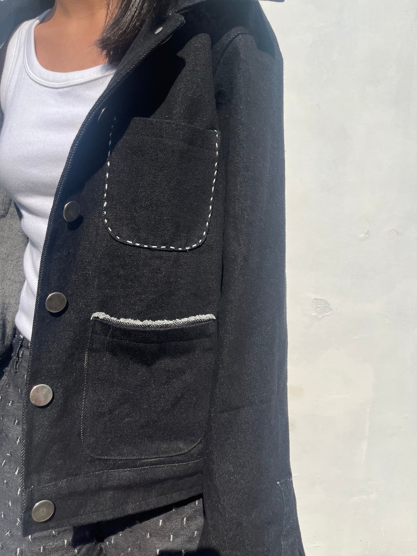 Charcoal Denim Jacket