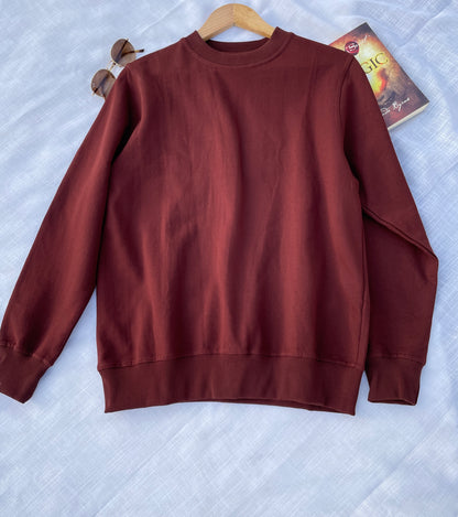 Taylor Swift Album Collection Embroidered Dark Brown Sweatshirt