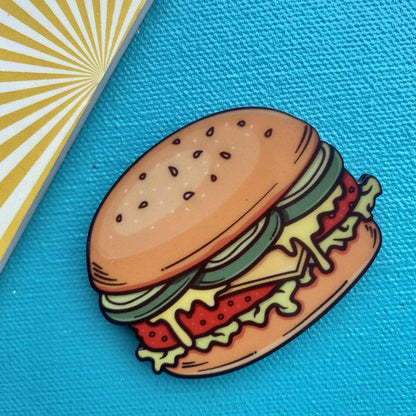 Burger Fridge Magnet