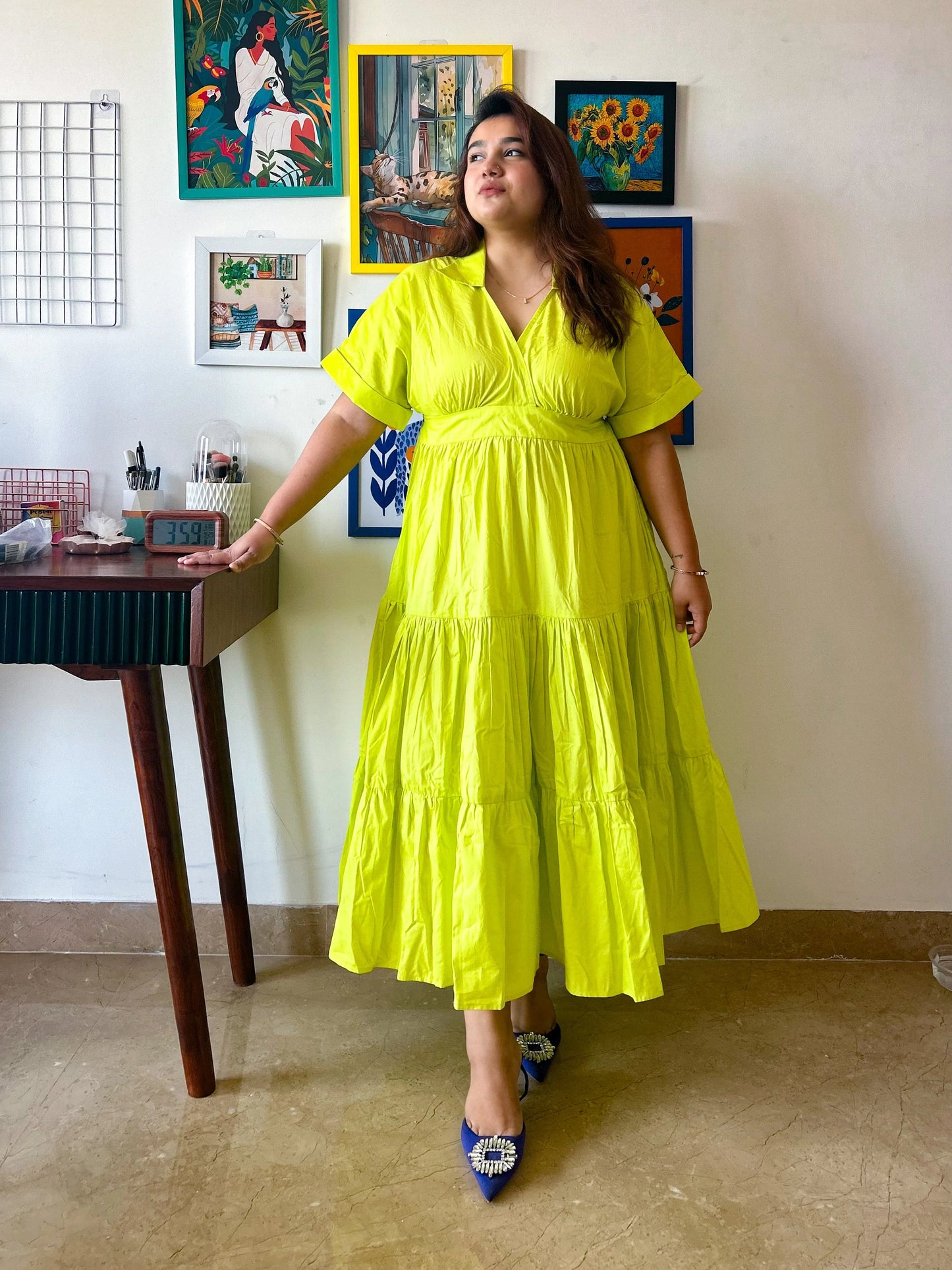 Limon Collared Dress