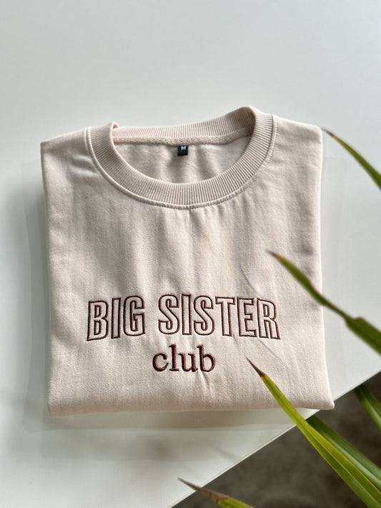 Big Sister Embroiderd Sweatshirt