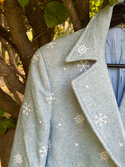 Snowflake Coat & Muffler Set