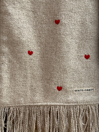 Little Hearts Coat & Muffler Set