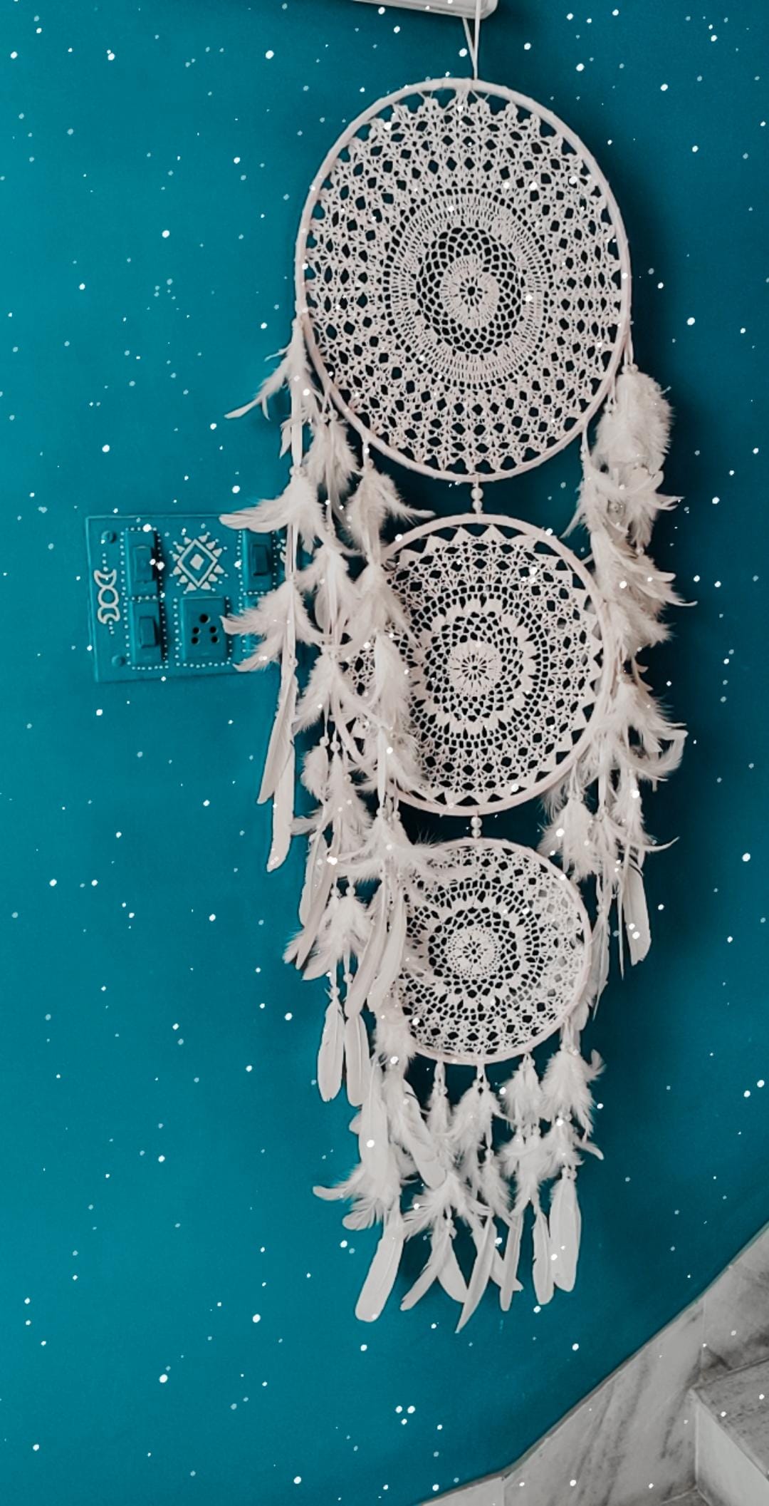 Bigger than life Crochet Dreamcatcher