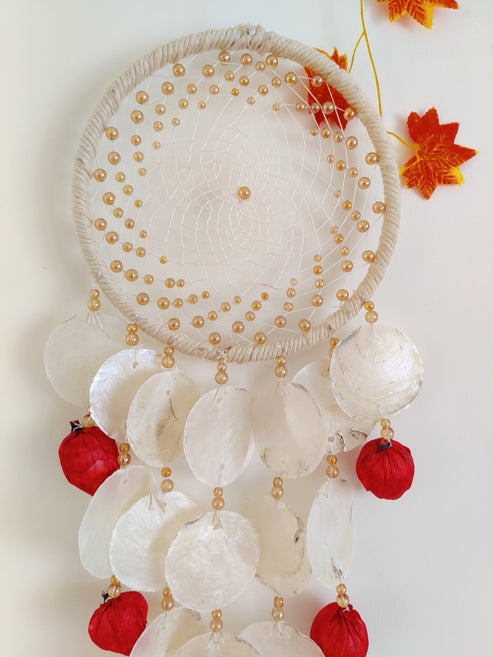 Beautiful Capiz Shell Dreamcatcher