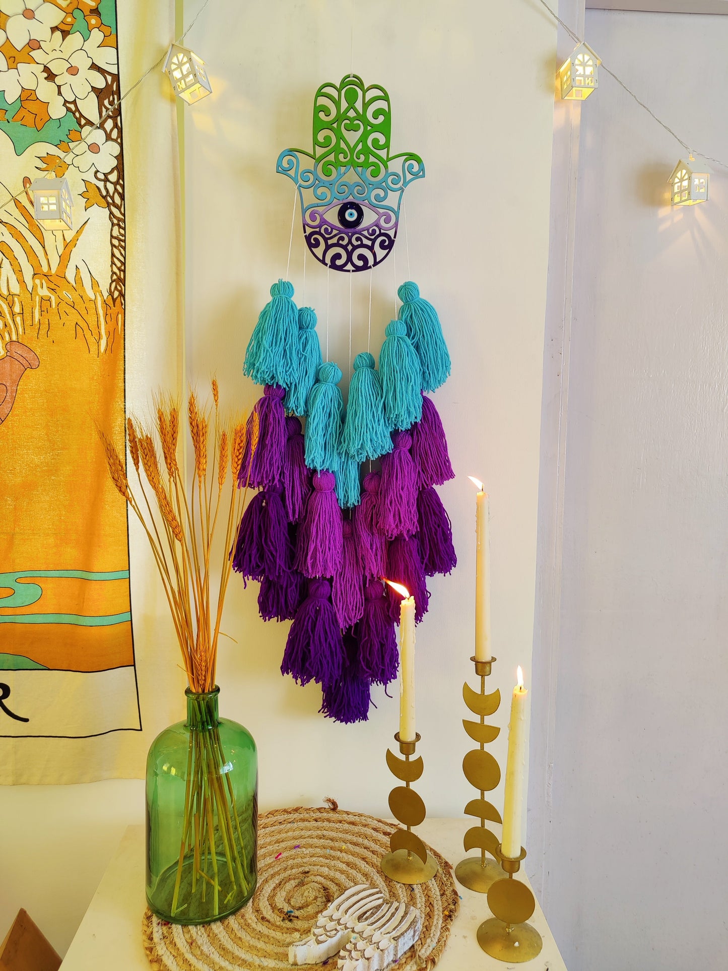 Hamsa Tassle Dreamcatcher