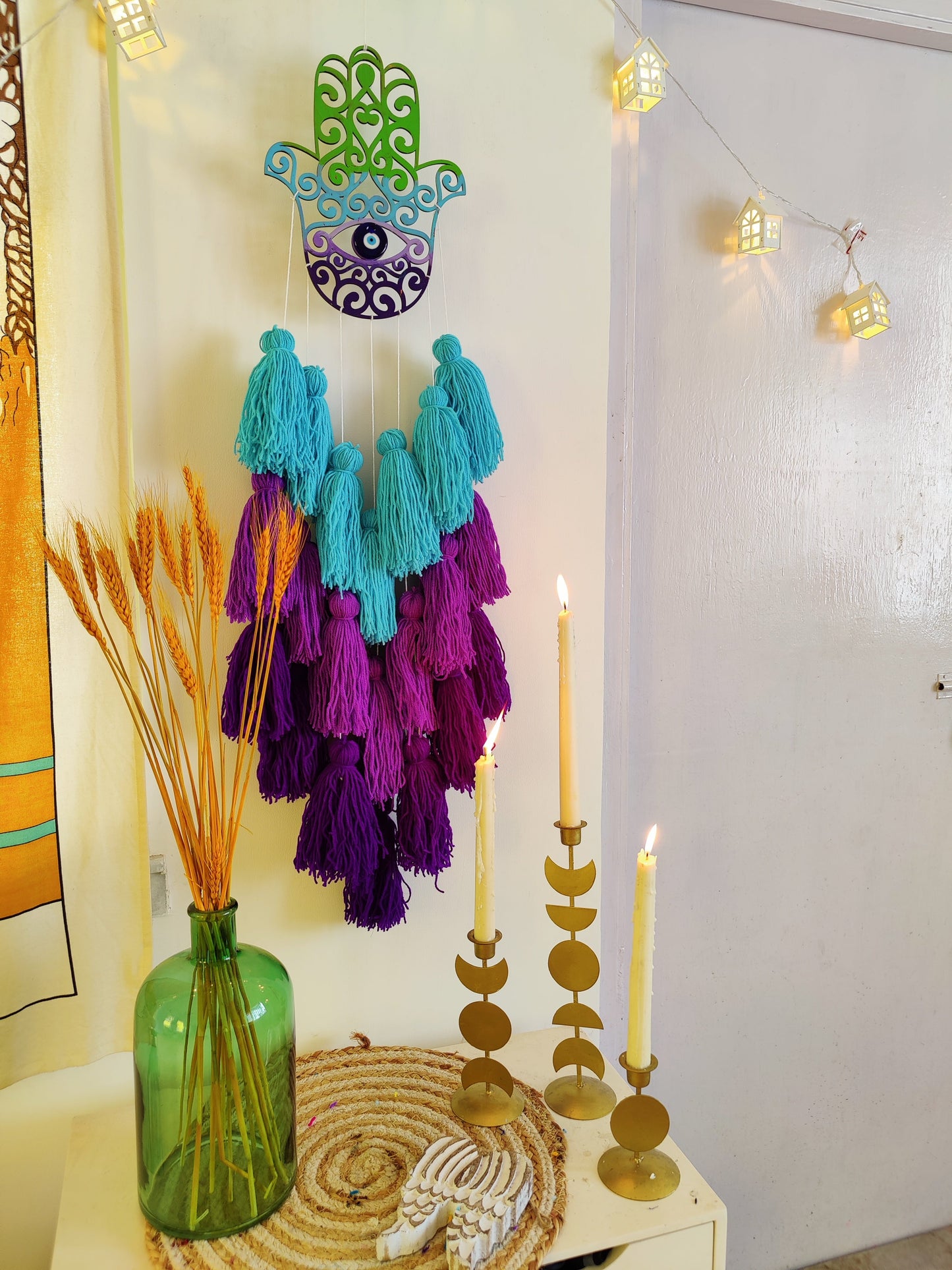 Hamsa Tassle Dreamcatcher