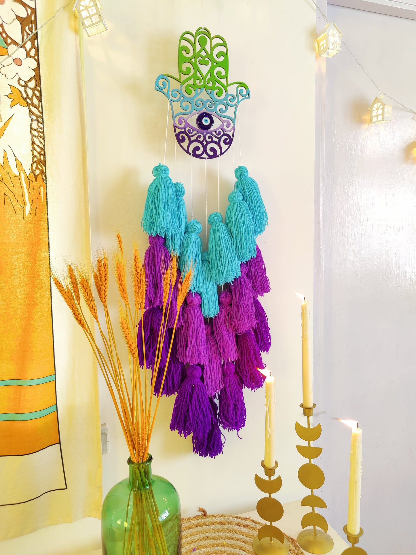 Hamsa Tassle Dreamcatcher