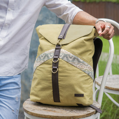 Misty Green Unisex Backpack Bag