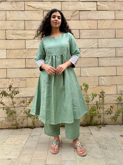 Zoya A-line Kurta Set